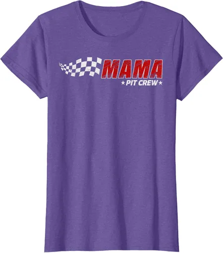 Miniatura 24 de Mama Pit Crew Race Car Birthday Family Matching Pit Crew Camiseta