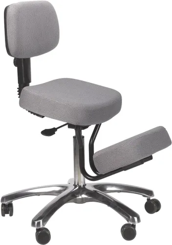 Miniatura 7 de BetterPosture Jazzy Kneeling chair – Silla ergonómica multifuncional para arrodillarse que ayuda a reducir la tensión de espalda y cuello Gris