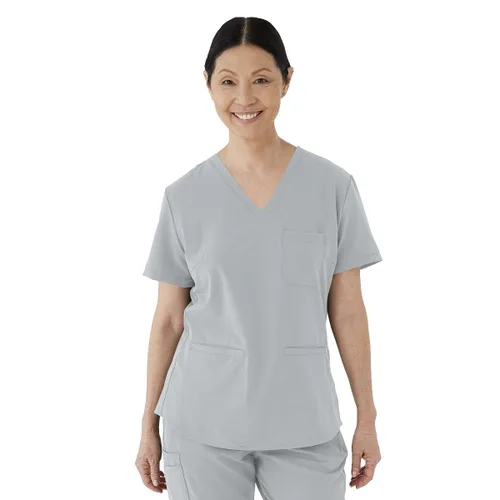 Miniatura 22 de ave. Lex - Blusa médica para mujer, estilo túnica, tela elástica en 4 direcciones, cómoda, de fácil cuidado, uniformes médicos para mujer