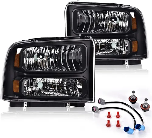 Miniatura 17 de CNNELL Conjunto de faros delanteros compatible con Ford F150 Pickup 2004-2008/Lincoln Mark LT 2006-2008