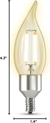 Miniatura 7 de Feit Electric CFC40/927CA/FIL/AG Bombilla LED inteligente, WiFi, regulable, no requiere concentrador, compatible con Alexa o Google Assistant