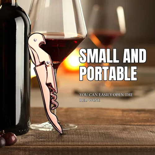 Miniatura 2 de Sacacorchos para camareros, sacacorchos profesional, llave de vino de acero inoxidable para camareros de restaurantes, sacacorchos clásico todo