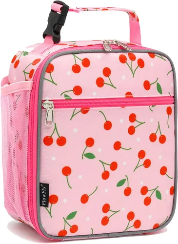 Miniatura 11 de FlowFly Lonchera para niños, bolsa suave aislada, mini hielera para el regreso a clases, kit de bolsa térmica para comidas, para niñas, niños, robot