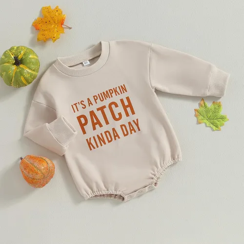 Miniatura 139 de Adobabirl Traje de Halloween para bebé, sudadera de fantasma, calabaza, mameluco, suéter de gran tamaño, lindo para otoño e invierno