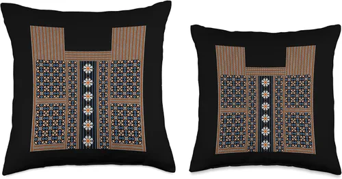 Miniatura 3 de Huipiles - Huipil mexicano para ninas hombre Huipil Folklorico - Almohada tradicional latina, 16 x 16 pulgadas, multicolor