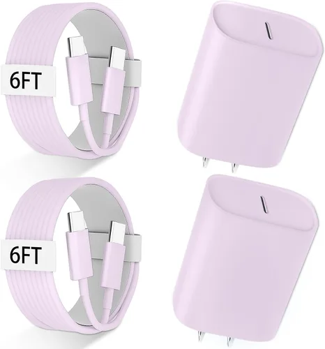 Miniatura 25 de Cargador para iPhone 17, 16, 15 Pro Max, cable largo USB C de carga rápida de 10 pies para Apple iPhone Block, con cargadores PD iPhone 17 de 20 W
