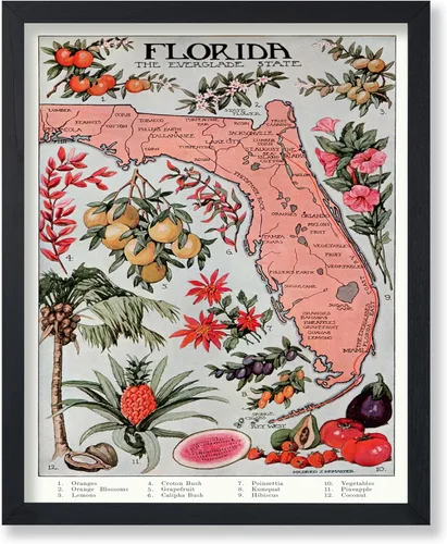 Miniatura 24 de Monem Art Mapa Monumental Vintage de Florencia Impresión - Póster de Viaje Retro - Arte de Italia - Gran Regalo para Hombres, Mujeres, Amantes