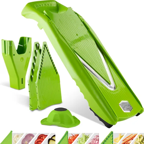 Miniatura 20 de Börner V5 PowerLine - Juego profesional de cortadores de verduras (7 piezas) • Cortador de verduras (cepilladora en V) para frutas y verduras +