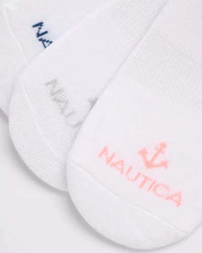Miniatura 3 de Nautica Calcetines para mujer Forros de puños invisibles (paquete de 12)
