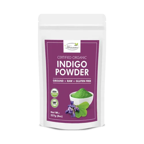 Miniatura 8 de Polvo índigo orgánico Tinte en polvo índigo Ideal para cabello negro y oscuro USDA Organic Polvo índigo para cabello Polvo orgánico
