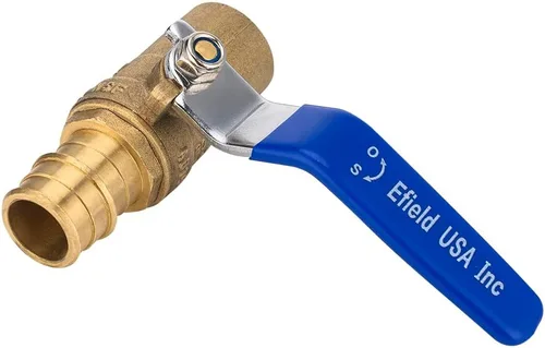 Miniatura 2 de Paquete de 5 válvulas de bola de latón de puerto completo EFIELD Pex-A de expansión X 3/4 pulgadas