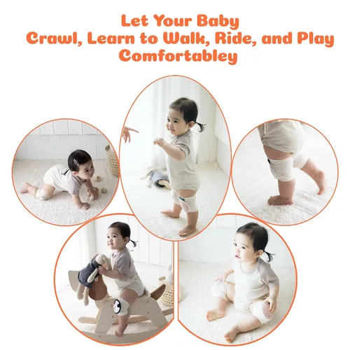 Miniatura 4 de Almohadillas protectoras para rodillas para bebés (piña)