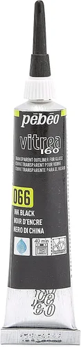 Miniatura 8 de Pebeo Vitrea 160, Juego de 10 Delineadores de Pintura para Vidrio, Tubos de 20 ml 0.67 fl oz (Paquete de 10)