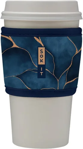 Miniatura 8 de Sok It HotSok Coffee & Tea - Funda de neopreno con aislamiento reutilizable (floral abstracto)