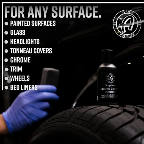 Miniatura 6 de Adam's Polishes Revestimiento de cerámica de grafeno UV, revestimiento de cerámica 10H para automóviles con tecnología de brillo UV Más de 7 años