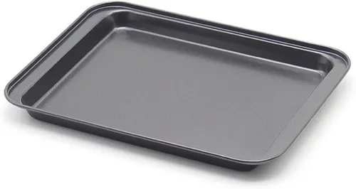 Miniatura 7 de SS&CC - Juego de 2 bandejas antiadherentes para hornear pequeñas (9.5 x 7.1 pulgadas), bandejas antiadherentes para horno, tostadoras y tostadoras