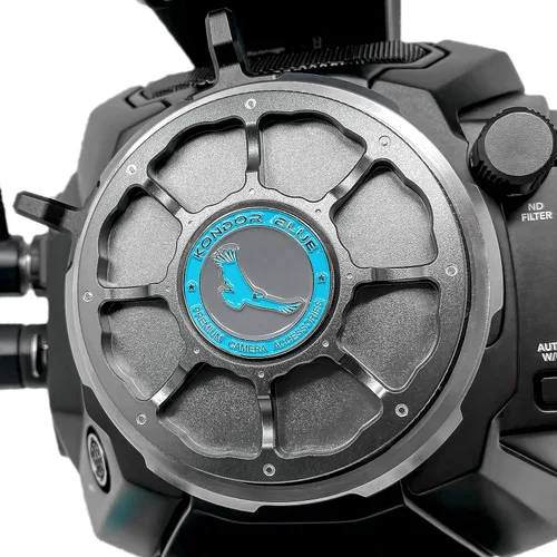 KONDOR BLUE | Soporte PL Cine compatible con Arri | Tapa de cuerpo de metal para puerto de lente de cámara | Protege el sensor y el puerto del polvo