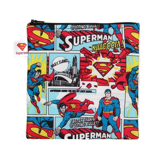 Miniatura 24 de Bumkins - Bolsas reutilizables para snacks, para almuerzo escolar de niños y porciones para adultos, tela lavable, bolsa con cierre de tela