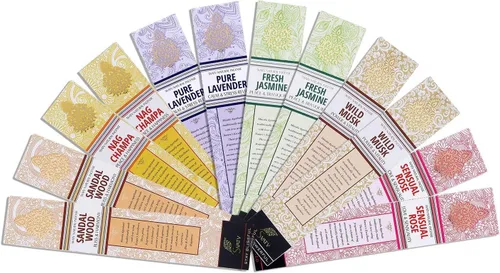 Miniatura 11 de Herbal & Ancient Method Nagchampa - Varilla de incienso para meditación, yoga, espiritual, aromaterapia, limpieza energética y calma la mente, 7.05