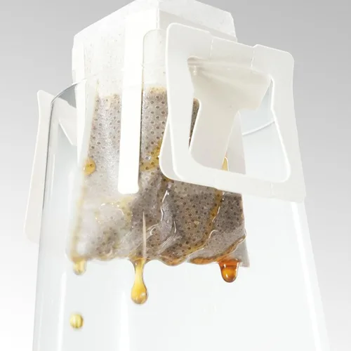 Miniatura 3 de 100 bolsas de filtro de café portátiles, para colgar en las orejas, para café, para un solo bebedor, desechables, para el hogar, la oficina, viajes