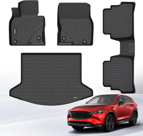 Miniatura 86 de ANBINGO® Alfombrillas de Piso para 2024 2025 CX-90 y CX90 PHEV (Híbrido Enchufable) 6 y 7 Asientos 2da Fila Asiento de Capitán o Asiento Tipo Cubo