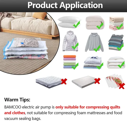 Miniatura 6 de Bomba Eléctrica para Bolsas de Almacenamiento al Vacío Bomba de Vacío de Viaje para Varias Bolsas de Sellado al Vacío Bomba de Aire Portátil Vacpack
