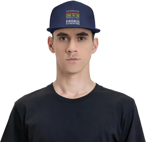 Miniatura 70 de Pride Flag in This House We Believe Science is Real Black Lives Matter Baseball Hats for Men Dad Hat,Black