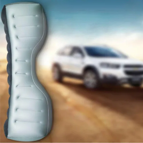 Miniatura 7 de FMS - Colchón hinchable de viaje para auto, para asiento trasero, cojín para cama de aire, sofá de aire, Azul