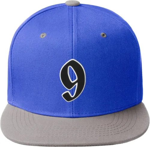 Miniatura 1605 de Daxton Gorra clásica con visera de billete plano con letras del alfabeto inglés antiguo de la A a la Z