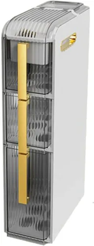 JATIBOSH Estante lateral para almacenamiento de papel, pequeño gabinete de almacenamiento de baño independiente, soporte de papel higiénico con