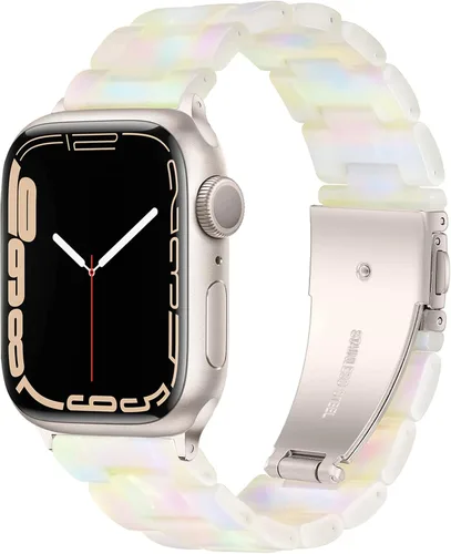 Miniatura 10 de YGTIECS Starlight - Correas para Apple Watch para mujer de 1.929 in 1.811 in 1.772 in 1.732 in 1.654 in 1.614 in 1.575 in 1.496 in, súper ligeras