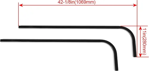 Miniatura 2 de KUAFU Soportes superiores para puntales traseros compatibles con Club Car Precedent 2004 en adelante y Yamaha G29 Drive 2007-2016 con kits