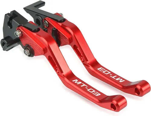 Miniatura 8 de DOUKI Para Yamaha MT03 2005-2006 MT-03 MT 03 Motocicleta Palancas de embrague de freno corto embrague embrague empuñaduras Agarres extremos manillar