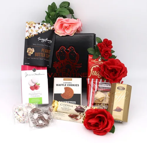 Miniatura 6 de Gift Basket Village Tronco salvaje con la cesta de regalo de San Valentín de Leo el León