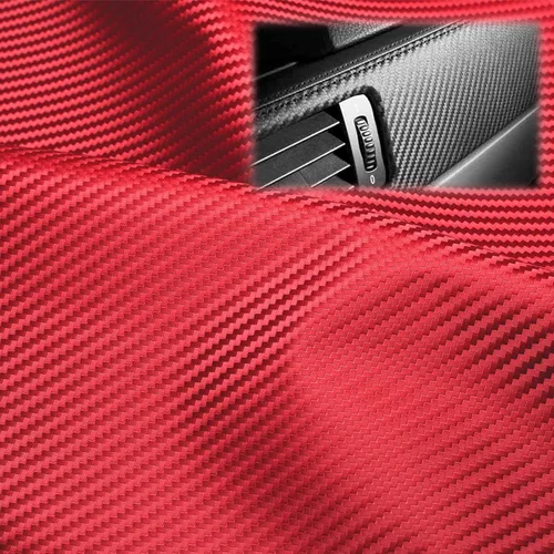 Miniatura 5 de EZAUTO WRAP Funda de asiento para automóvil de 12 x 54 pulgadas (1 x 4.5 pies), tela negra de fibra de carbono de 54 pulgadas de ancho, vinilo
