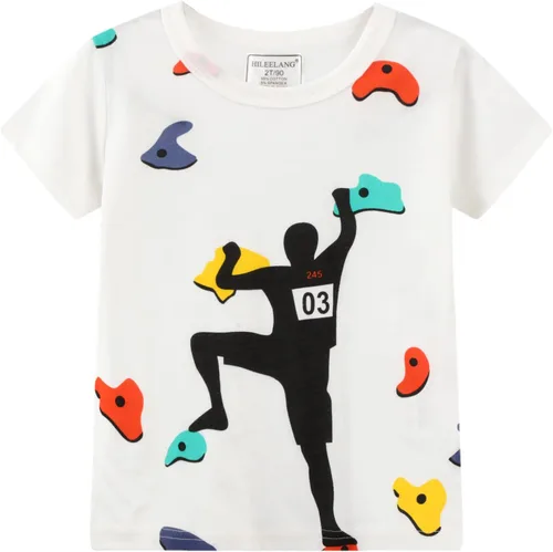 Miniatura 4 de Camisetas de algodón, informales y básicas, de invierno, de manga larga y cuello redondo en paquetes de 3 unidades, para niños