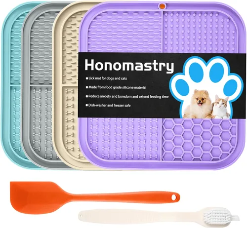 Miniatura 8 de Alfombrilla de lamer para perros, almohadilla de lamer premium con ventosas para aliviar la ansiedad del perro, cuencos de alimentación lenta