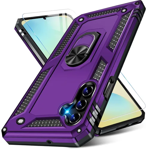Miniatura 45 de Vaki Funda para Samsung Galaxy S22 5G con protector de pantalla integrado de grado militar, cubierta dura y resistente, funda resistente para Galaxy