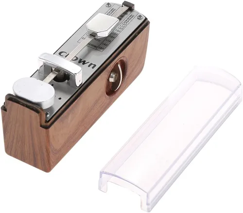 Miniatura 8 de Metrónomo mecánico portátil mini metrónomo universal de 4.3 in de altura para piano, guitarra, violín, ukelele, cítara china, instrumento musical