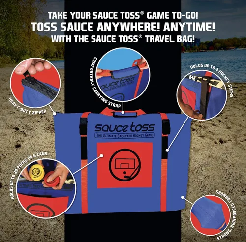 Miniatura 2 de Sauce Toss Bolsa de viaje de lona premium, azul