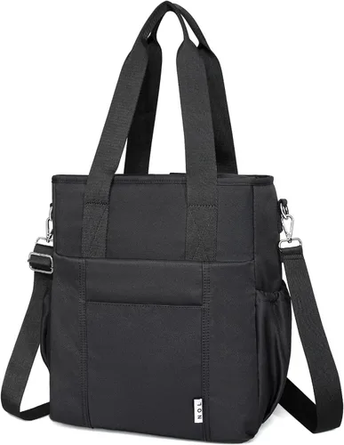 Bolsa de almuerzo aislada NOL para mujeres, bolsa de almuerzo grande y espaciosa con correa ajustable extraíble con múltiples bolsillos, bolsa de