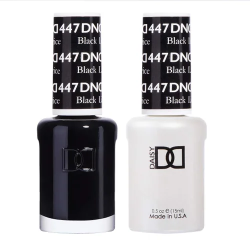 Miniatura 7 de DND - Juego de esmaltes de gel negro, esmalte de gel UV/LED y esmalte de uñas secado al aire, dúo de esmalte a juego sin astillas, 0.5 onzas MAR POR