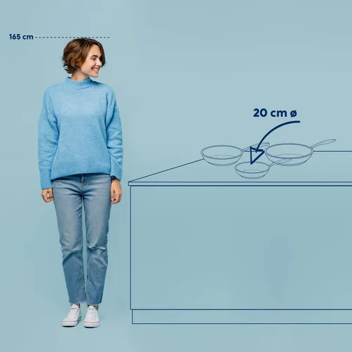 Miniatura 5 de kela Stella Nova 12215 - Sartén antiadherente (aluminio, 7.9 in)