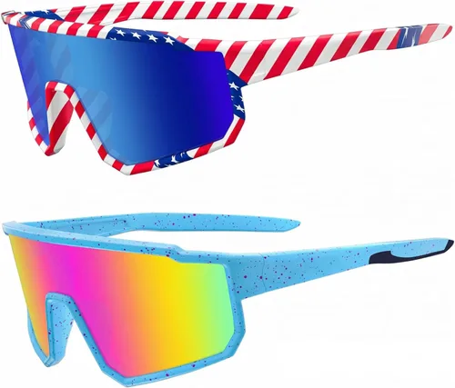 Miniatura 8 de Lentes de sol polarizados de béisbol para niños, TR90, marco ligero, para niños y niñas de 6 a 14 años, softbol y ciclismo