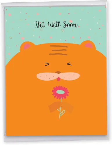 Miniatura 11 de The Best Card Company - Tarjeta de recuperación jumbo (8.5 x 11 pulgadas) - Felicitación Big Feel Better Soon - Balloon Babies J7045LGWG-US