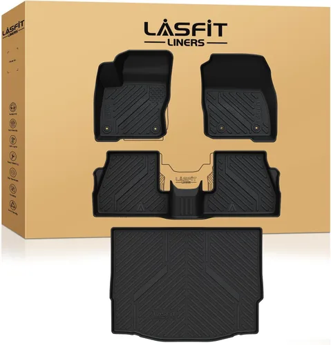 Miniatura 11 de LASFIT Alfombrillas delanteras para Ford F-150 2015-2026 F150 Lightning 2022-2025 SuperCrew & Super Cab Alfombra para todo tipo de clima, tapetes