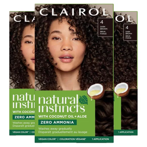 Miniatura 43 de Clairol Natural Instincts - Tinte semipermanente para el cabello, color negro azul 2BB, paquete de 1 unidad 2BB Azul Negro