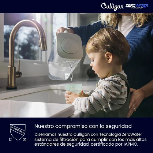 Miniatura 8 de Culligan con tecnología ZeroWater - Filtro de repuesto de 4 unidades, filtro de agua avanzado de 5 etapas – Certificado IAPMO para reducir el plomo