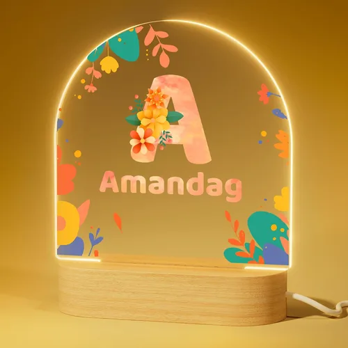 Miniatura 14 de Luz nocturna personalizada, luz nocturna acrílica Koala, regalos personalizados para niños, nombre personalizado, brillo ajustable, alimentación