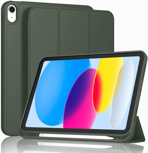 Miniatura 15 de ToaPoia - Funda para iPad (A16) de 11 pulgadas 2025/iPad 10.ª generación de 10.9 pulgadas 2022, cubierta protectora delgada con soporte triple